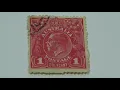 Flaw Watermarks Makes Rare Australian Stamp Valuable
