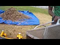 2017 Fall Leaf cleanup using the Wright Stander I Accelerator bagger Pt-2