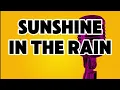Sunshine in the rain Karaoke | Shania Yan