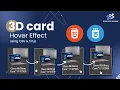 Amazing 3D Card Effect hover effect CSS tilt js