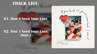 Download [SINGLE] NCT DREAM, HRVY – DON’T NEED YOUR LOVE – SM STATION MP3
