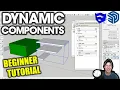 Intro to DYNAMIC COMPONENTS in SketchUp Beginners Start Here