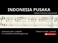 Lagu not balok indonesia pusaka - lagu wajib nasional - doremi / solmisasi