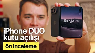 Katlanır iPhone DUO kutu açılışı ve ön inceleme