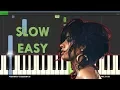 Lagu Camila Cabello Havana Slow Easy Piano Tutorial ft Young Thug