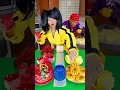 Download Lagu Ice cream challenge! Red vs yellow #Shorts