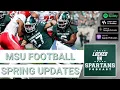 Talking all things Michigan State football spring practice with Stephen Brooks of 247Sports