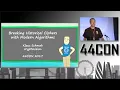 Breaking Historical Ciphers with Modern Algorithms - Klaus Schmeh at 44CON 2017