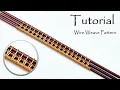 Tutorial Wire Weaving pattern for 3 wires beginner friendly tutorial