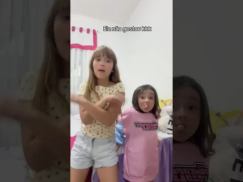 Ela não gosta quando eu faço isso KKKK