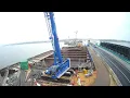 Timelapse nieuwe spuisluizen Den Oever (Afsluitdijk)