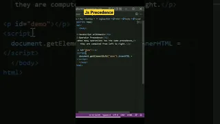 javascript operator precedence JavaScript Arithmetic Operators