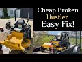 I bought a broken hustler zeroturn mower to repair