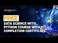 FREE Data Science With Python Course With Completion Certificate SkillUp Simplilearn