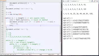 Javascript Tutorial 14 While loop