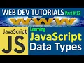 Data Types in JavaScript Tutorial in Hindi Urdu javascript for beginners Web Dev Tutorial 12