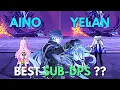 Lagu Best Sub DPS for Flins? Aino vs Yelan! Genshin Impact