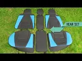 How to Install a Rear Seat Leatherette Car Seat Cushion FH Group PU205