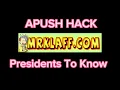 APUSH HACK - PRESIDENTS TO KNOW