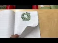 Greenery altered composition notebook
