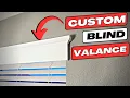 How to Make a Cheap DIY Window Blind Valance