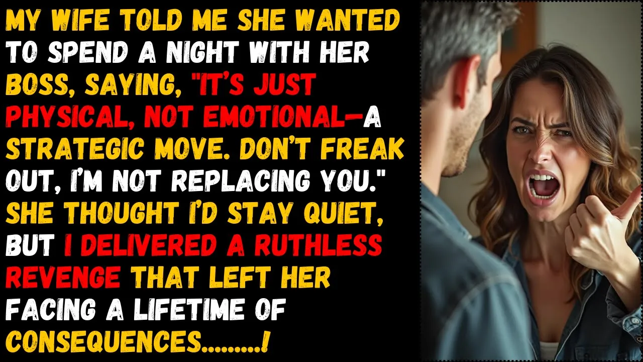 Outline Video My Wife Want To Spend a Night With Her Boss Against My Wish; My Revenge Left Her Regretting Forever.
