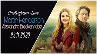 Instagram Live Virgin River Martin Henderson y Alexandra Breckenridge 2020
