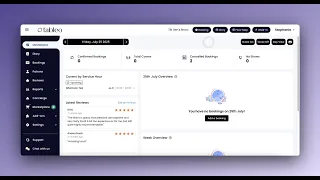 Tableo in 60 Seconds Restaurant Reservation System Walkthrough
