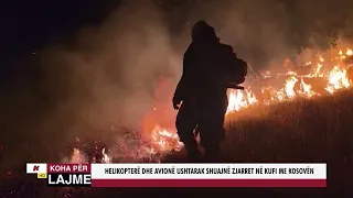 HELIKOPTERË DHE AVIONË USHTARAK SHUAJNË ZJARRET NË KUFI ME KOSOVËN