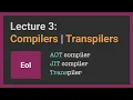 Essentials of Interpretation Lecture Compilers AOT JIT Transpiler