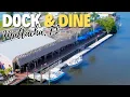 Boating to Matlacha Florida - Huge Tiki Bar Dock Dine