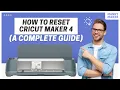 How to Reset Cricut Maker 4 Easy Guide Manny Maker