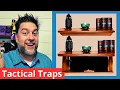 Tactical Trap Review let s see if these work Hidden storage in a shelf 356