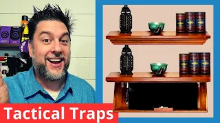 Tactical Trap Review let s see if these work Hidden storage in a shelf 356