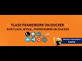 How To Install and Use Flask Mysql PhpMyAdmin with Docker VScode on Window OS