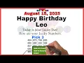 Leo Birt ay Wishes - High