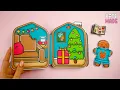 Paper Gingerbread house DIY Tutorial