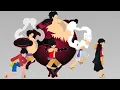 All Luffys skills in Stickman Gear 2 3 4 5 Complete Skills