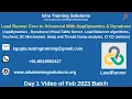 Performance Testing using LoadRunner Day 1 Pls contact or whatsapp us on 91-8019952427 to enroll