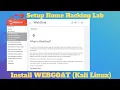 How to Install WEBGOAT on Kali Linux