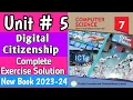 7th Class Computer New Book Chapter 5 Digital Citizenship Class 7th Computer SNC 2023-24