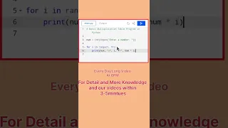 Python Multiplication Table Program Explained Simply in Basic Code Code Rise