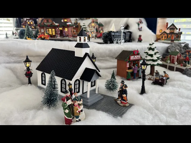 Christmas Village Chapel NO AMS or Glue Needed. video thumbnail