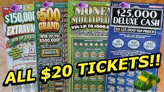Lost My Mind and Bought Every 20 Scratch Off Lottery Ticket They Had