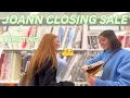 Joann Fabrics MASSIVE Going Out of Business Sale thrifting shopping spree