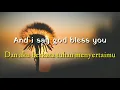God Bless You - Atta Halilintar ft. Electrooby (Lyrics \u0026 Terjemahan)