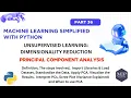 Part 36 Unsupervised Learning Principal Component Analysis - Machine Learning Series