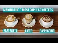 Download Lagu How to Make the 3 Most Popular Milk Coffees #barista #coffee