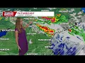 Storm chances follow dangerous heat