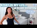 A FIRST DAY OF CLASS VLOG AS A BROWN UNIVERSITY SENIOR a day in my life